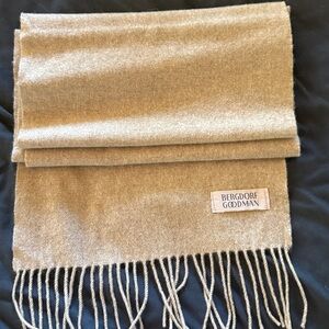 Bergdorf Goodman Camel Scarf Shawl Wrap